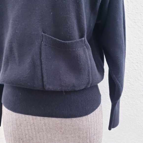 Vintage 80's/90's Casual Corner Knitted Raglan Crewneck Sweater Small - Picture 4 of 11